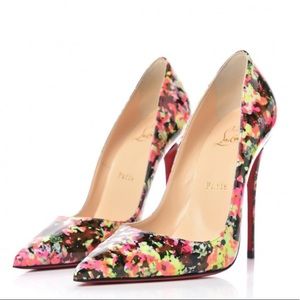 Christian Louboutin So Kate 120 Patent Granite